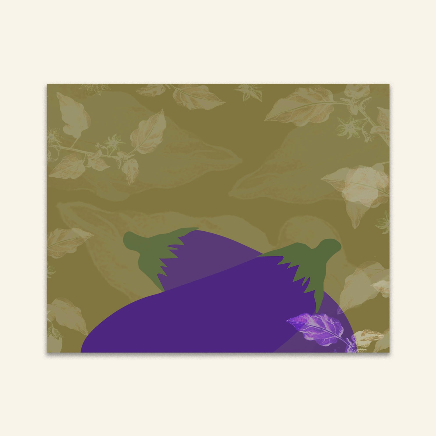 Carte A6 - Aubergines