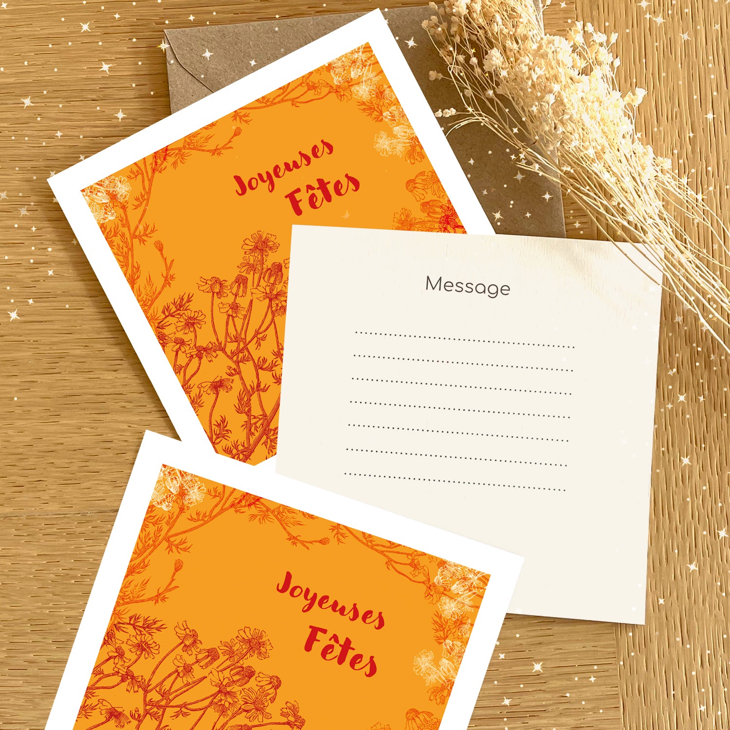 Carte de vœux - Joyeuses fêtes