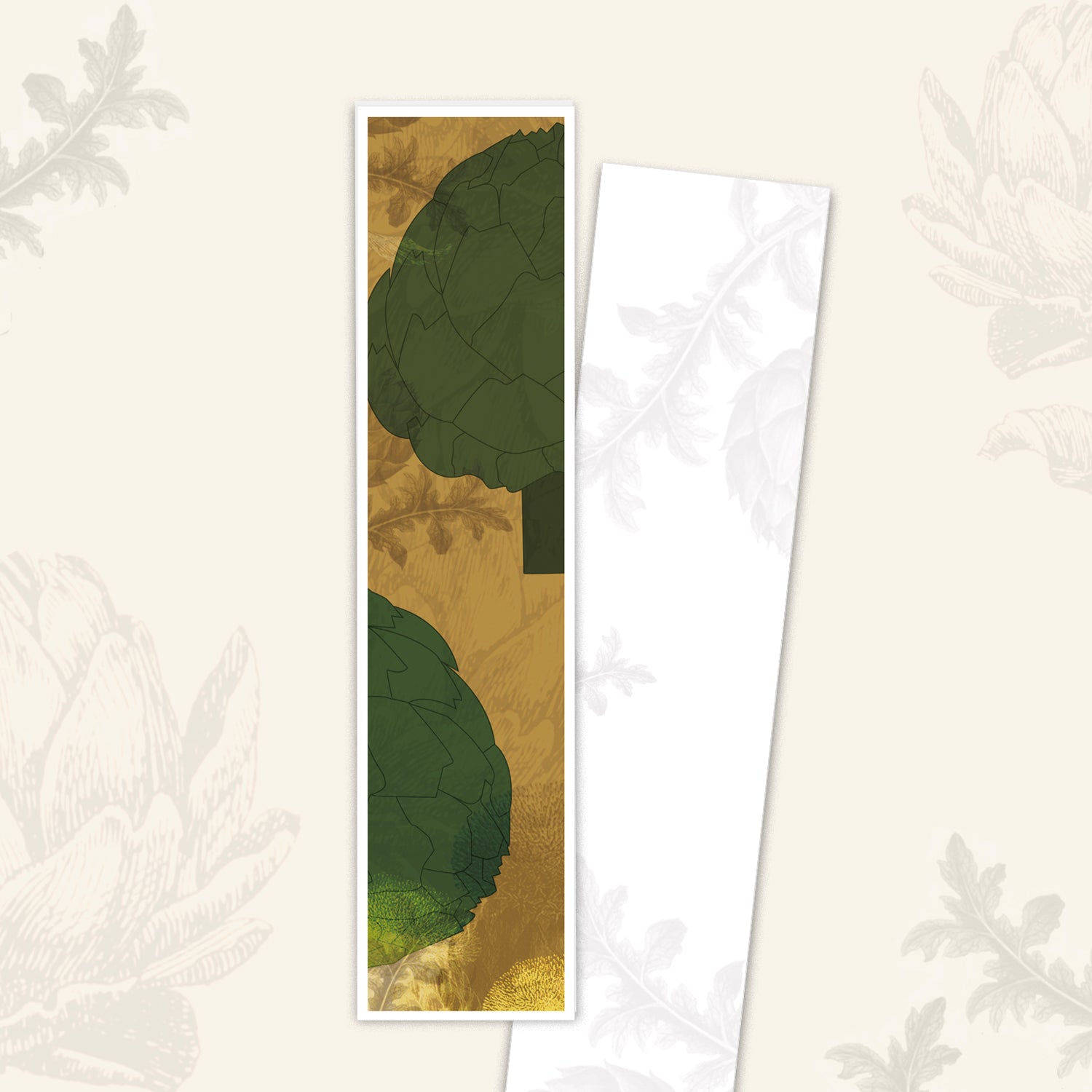 Marque-pages - Artichaut marron