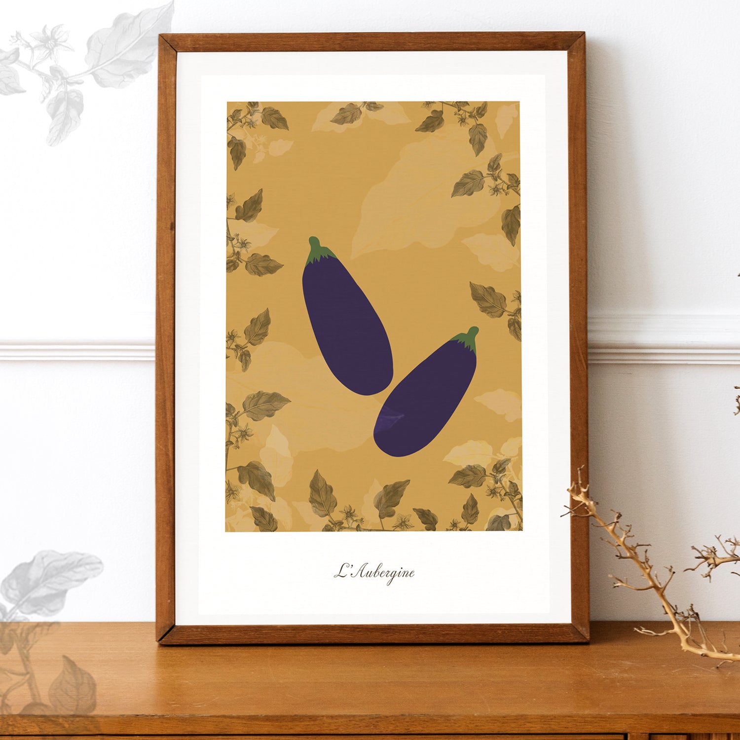 Le potager - Aubergines