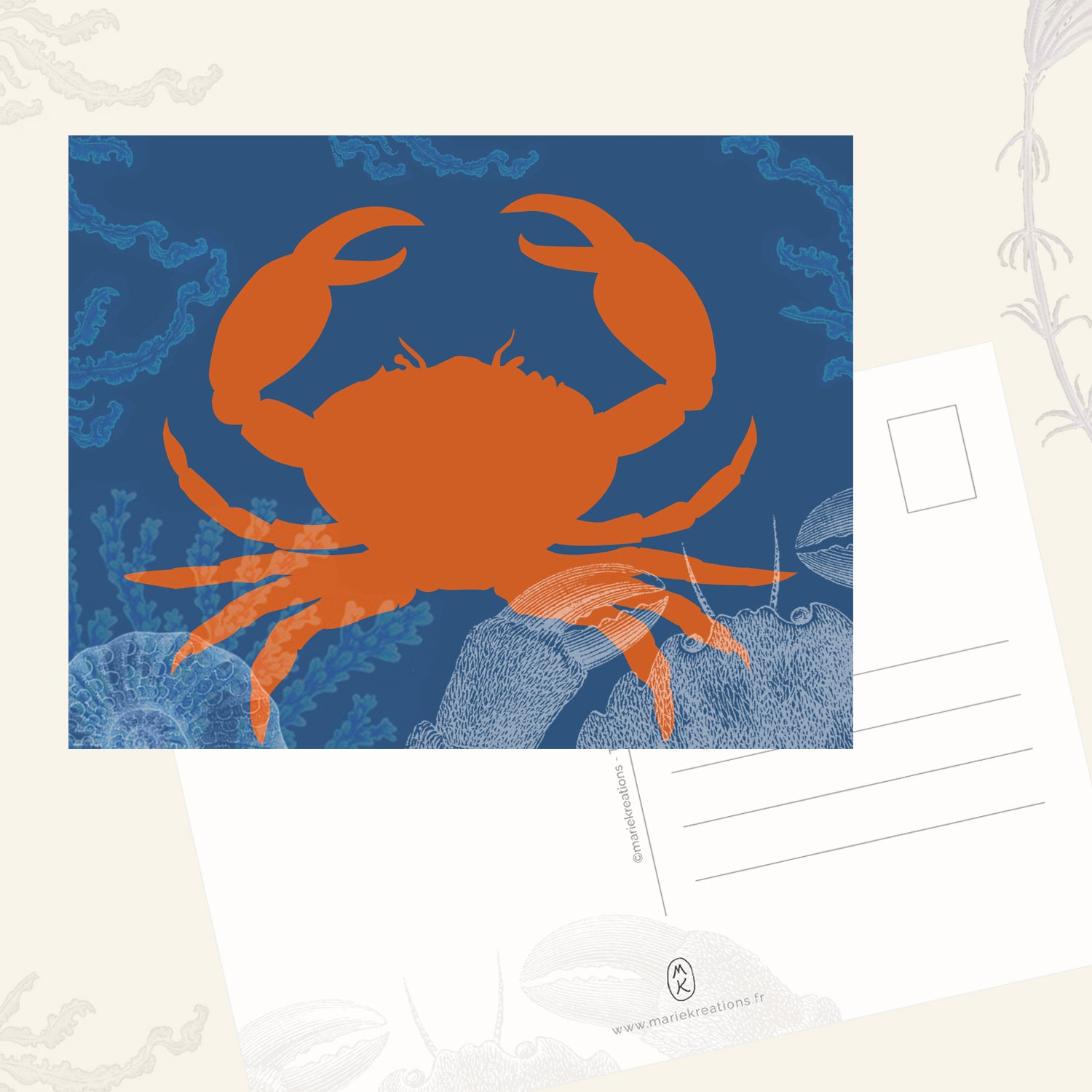 Carte A6 - Crabe