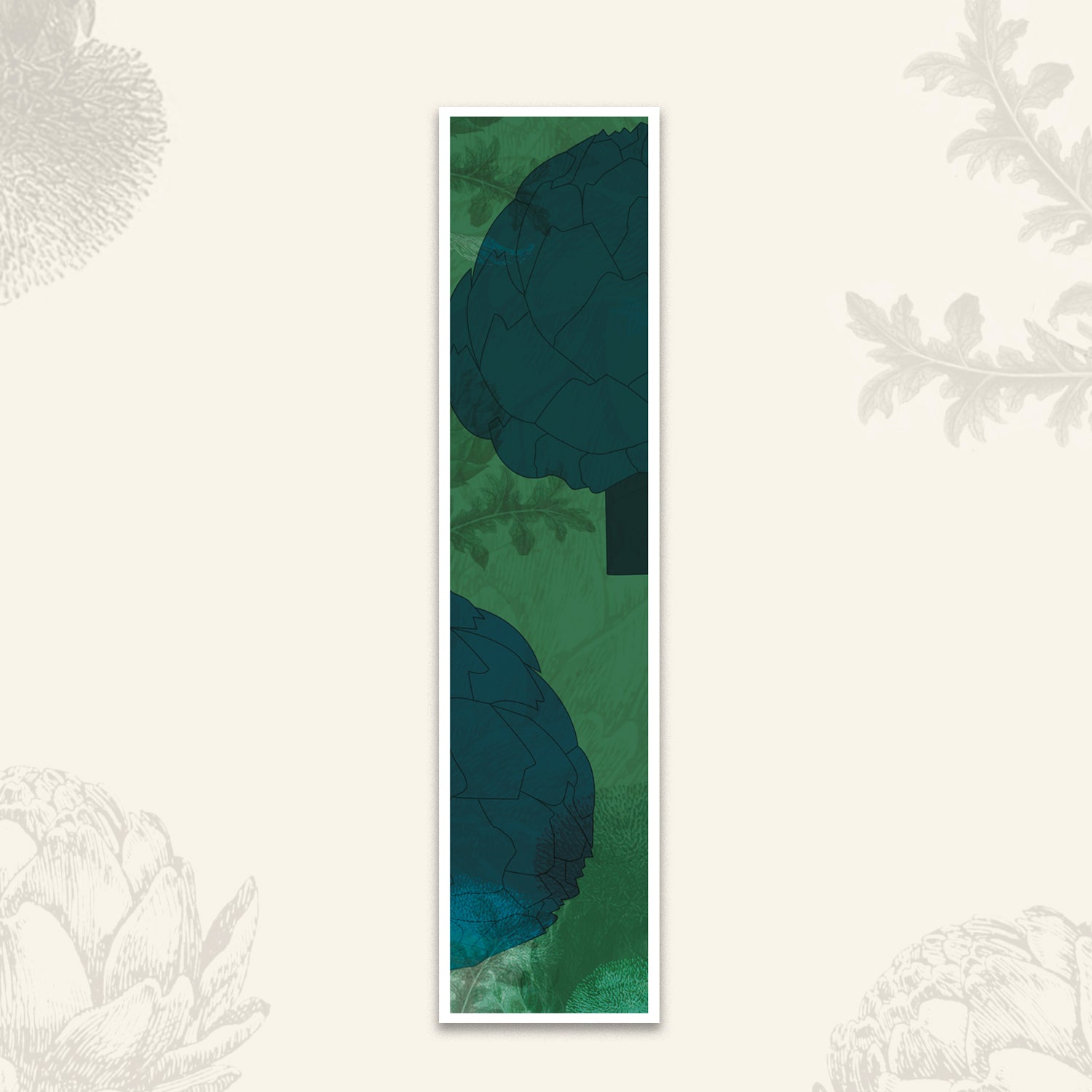 Marque-pages - Artichaut vert