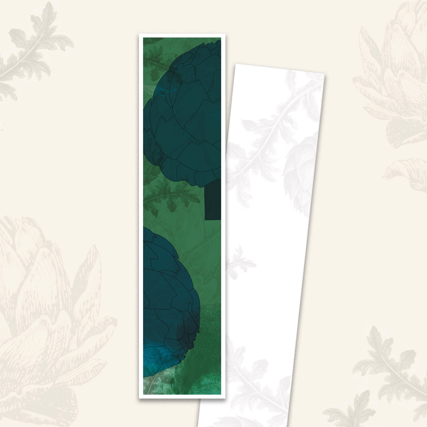 Marque-pages - Artichaut vert