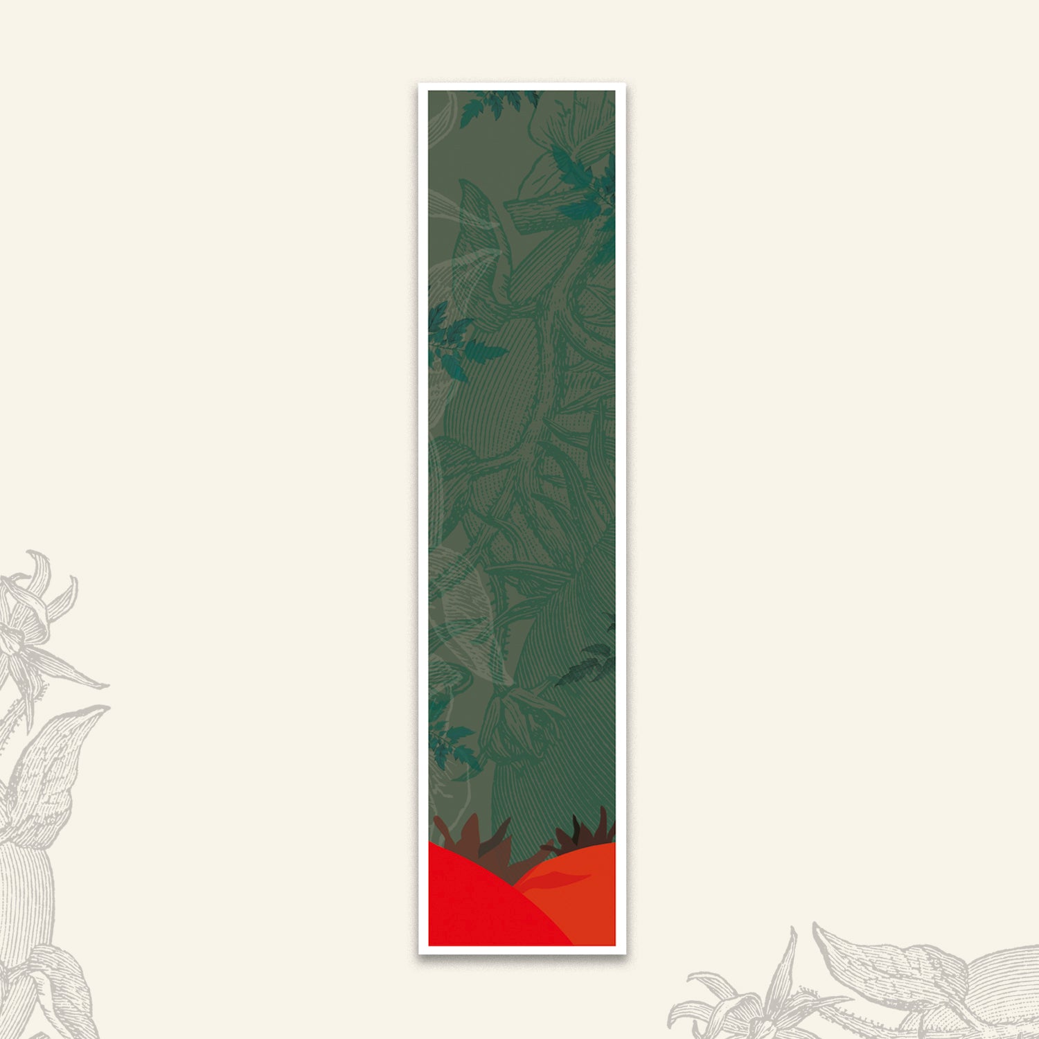 Marque-pages - Tomates vertes