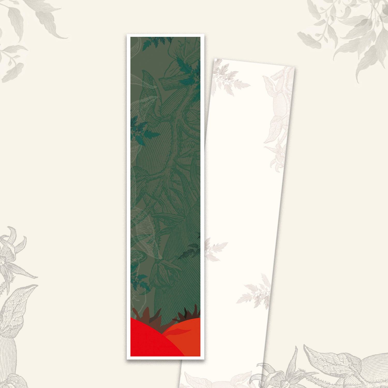 Marque-pages - Tomates vertes