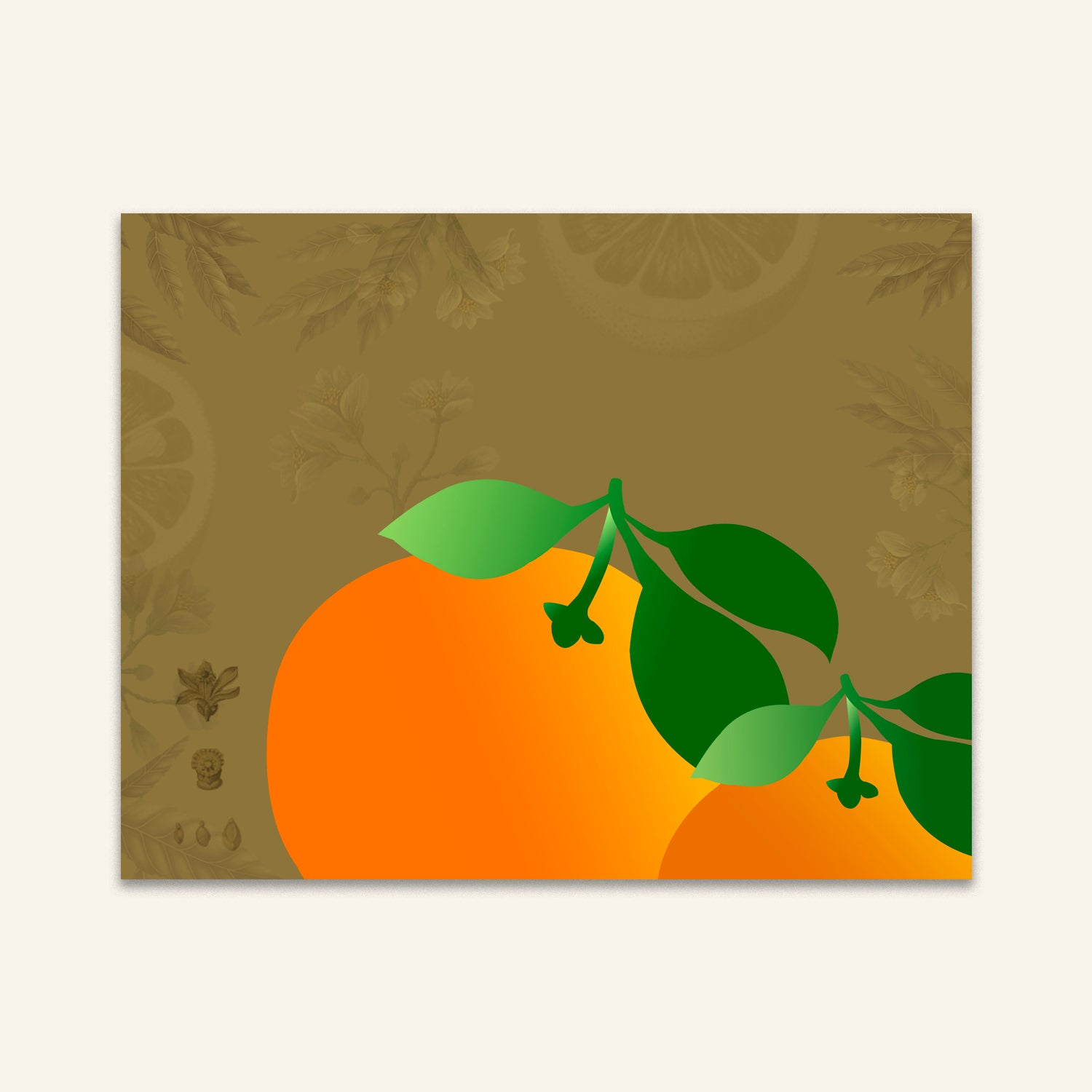 Carte A6 - Oranges