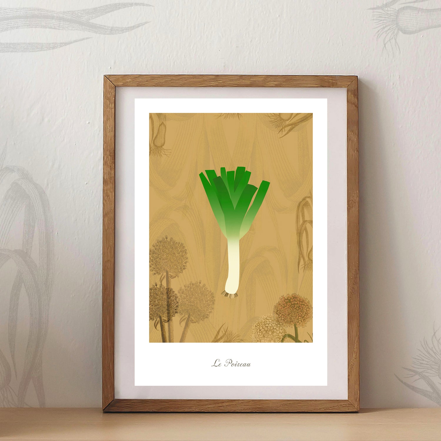 Le potager - Poireau