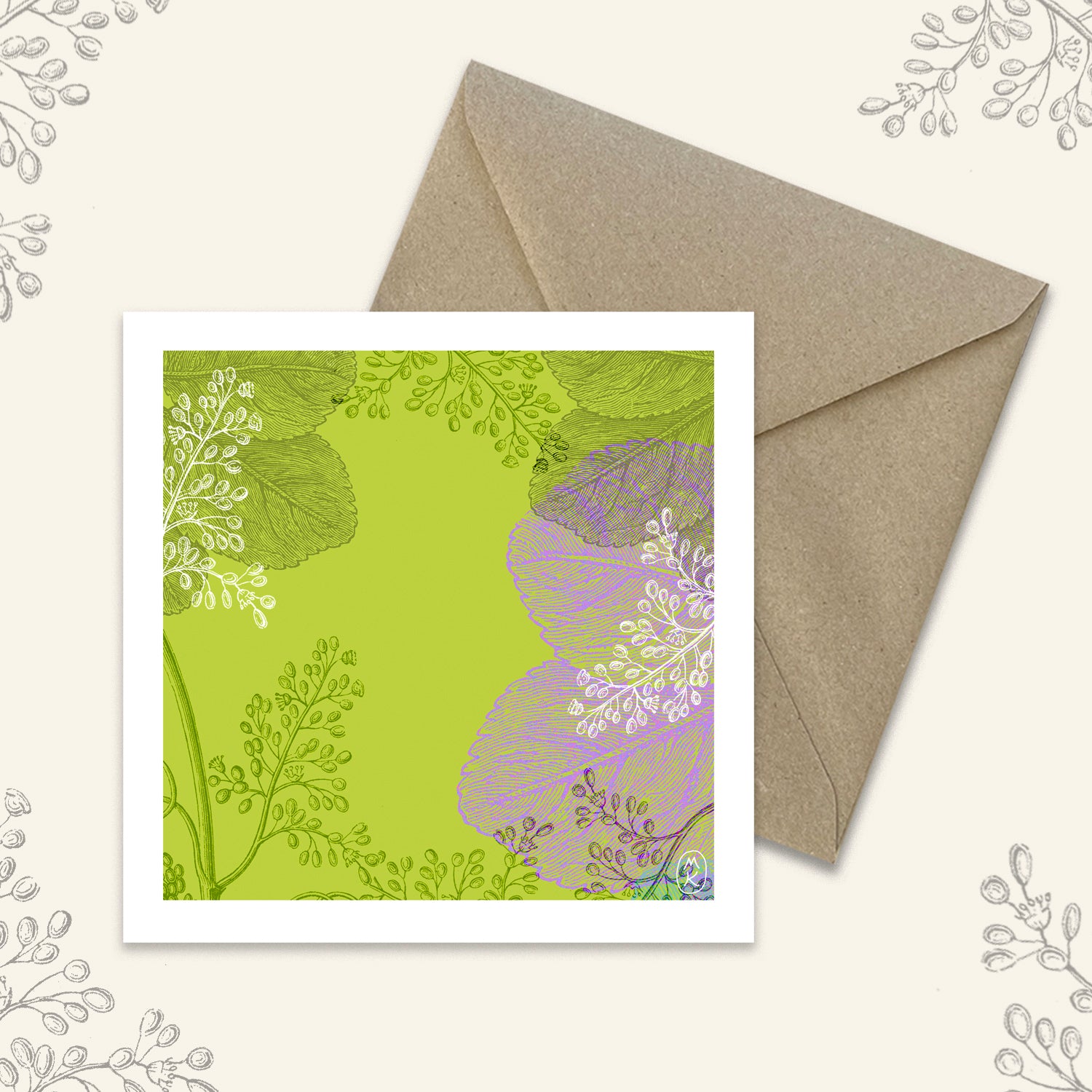 Carte carrée -Le Printemps !