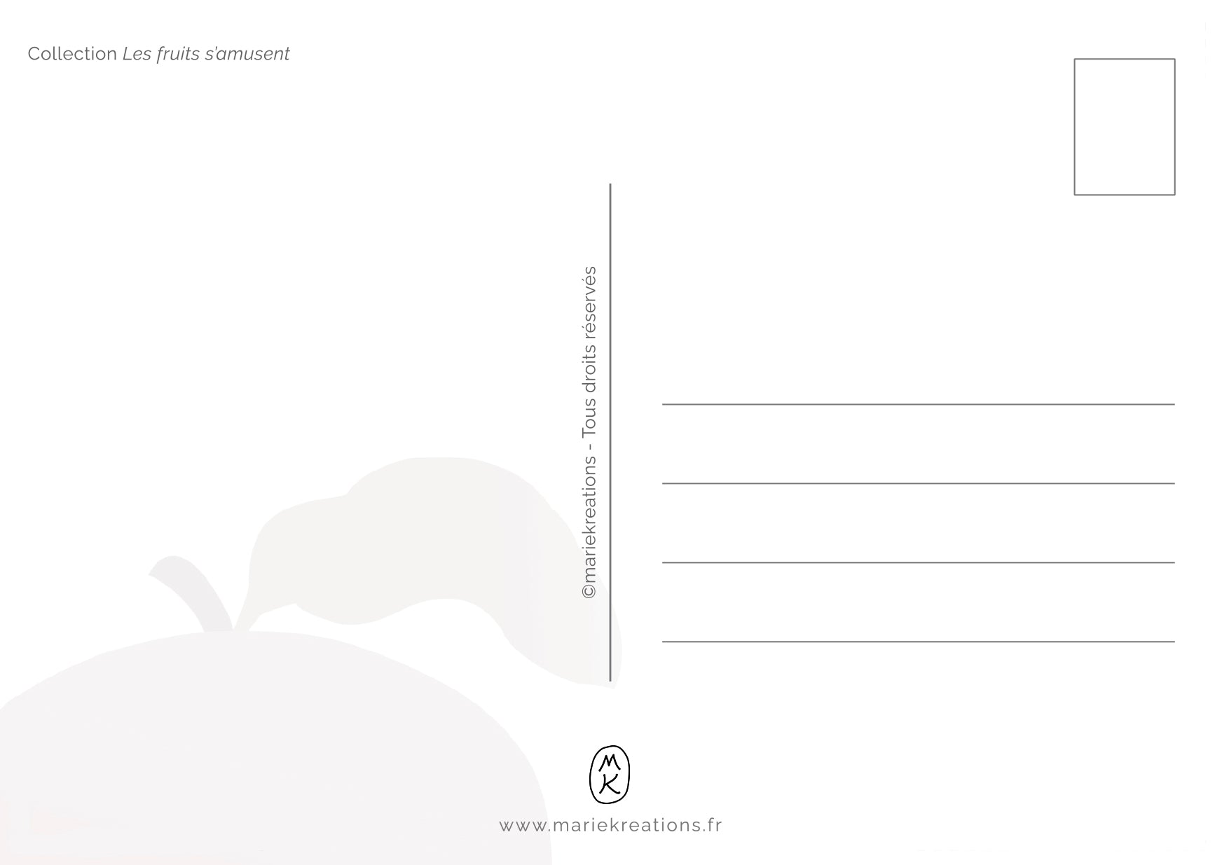 Carte A6 - Cerises