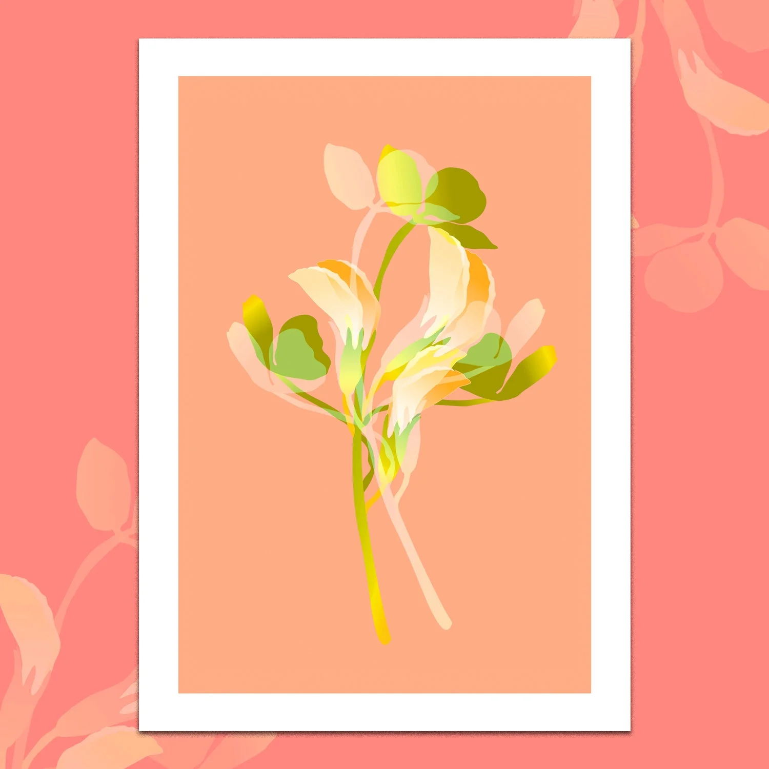 Les Bouquets — Trefle orange