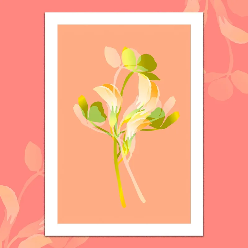 Les Bouquets — Trefle orange, 