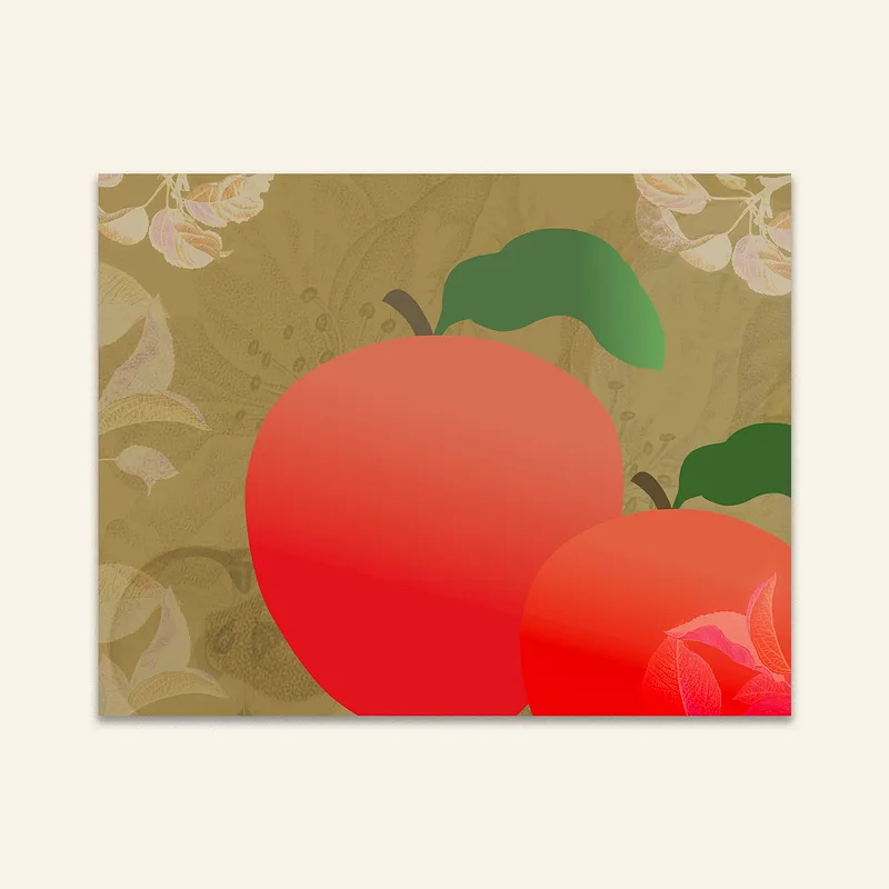 Carte A6 - Pommes, 