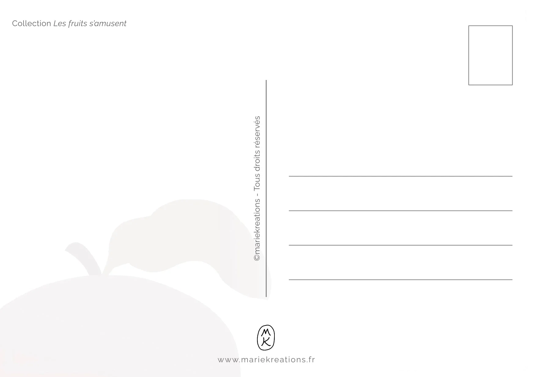 Carte A6 - Cerises — vue 2