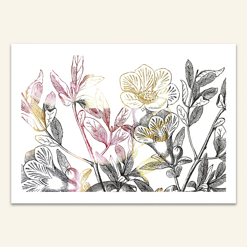 Carte A5 - Bouquets, 