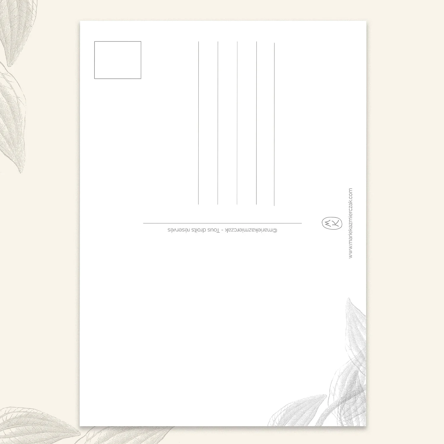 Carte A5 - Radis — vue 2