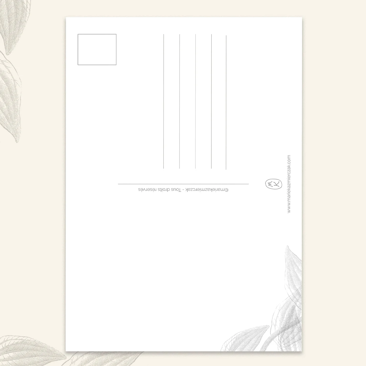 Carte A5 - Betterave — vue 2