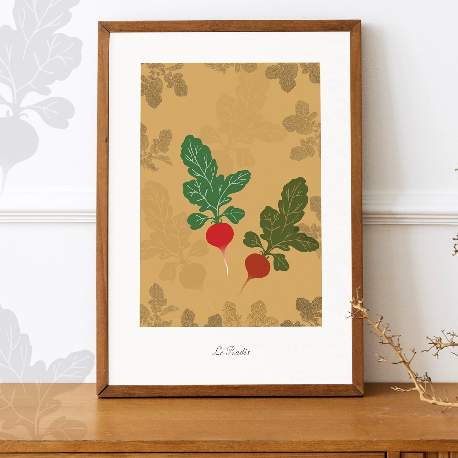 Le potager - Radis — vue 3