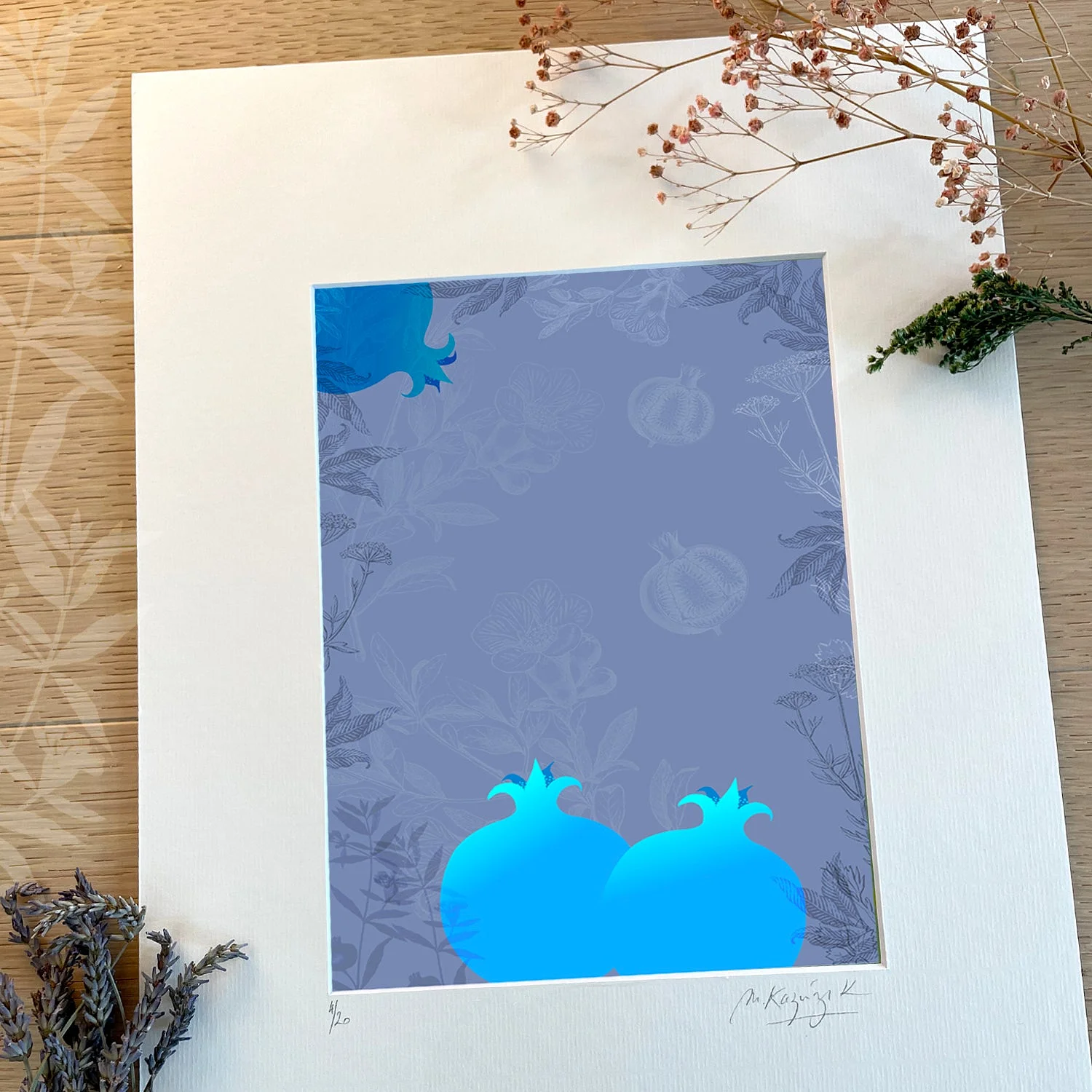Les fruits - Grenades bleues — vue 5