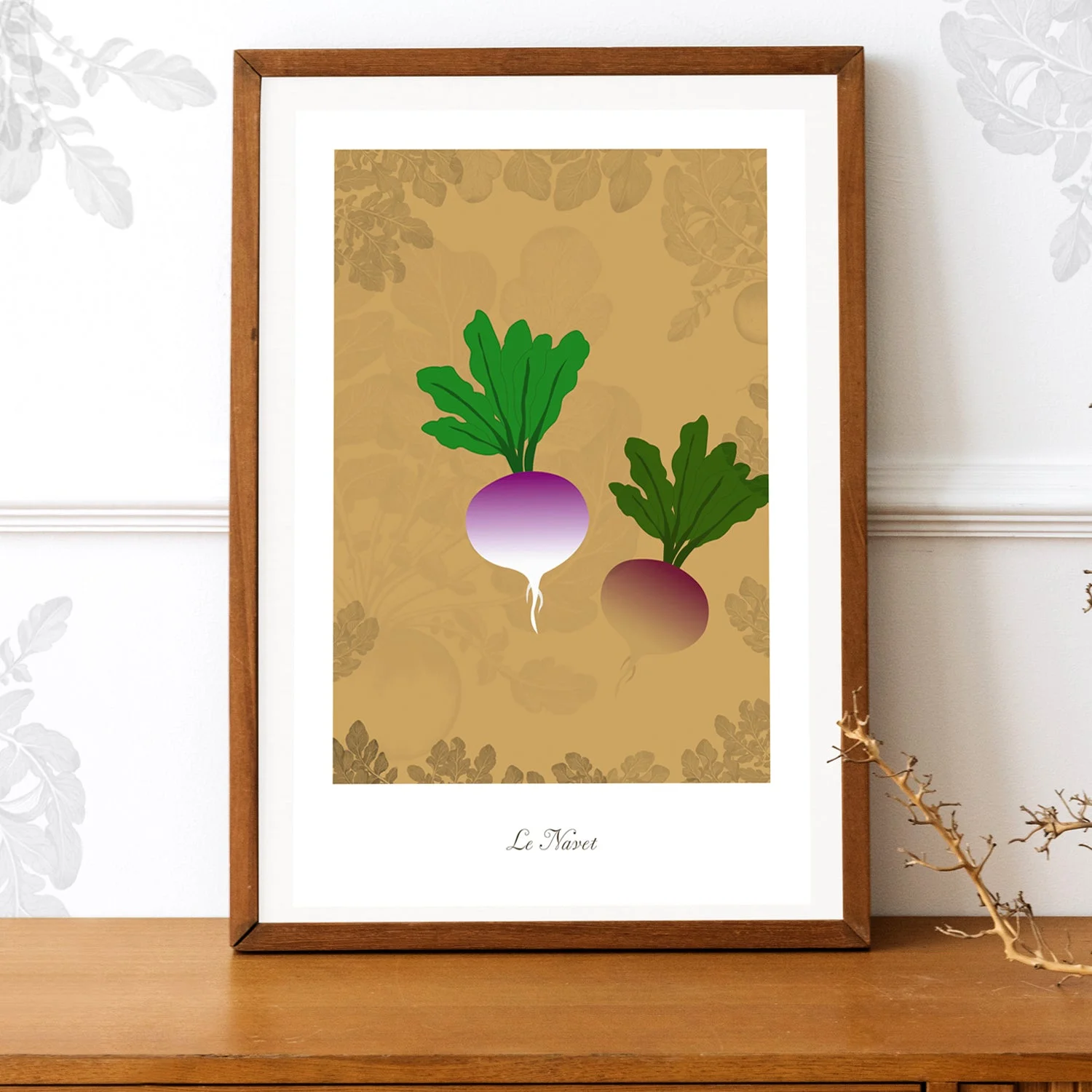 Le potager - Navets — vue 3