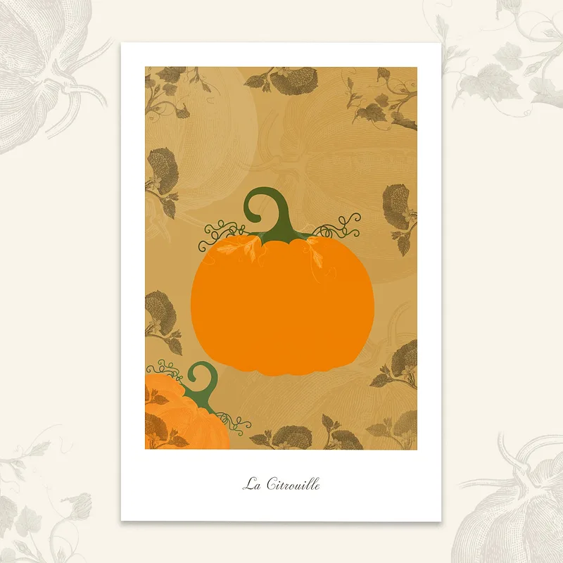 Le potager - Citrouilles, 