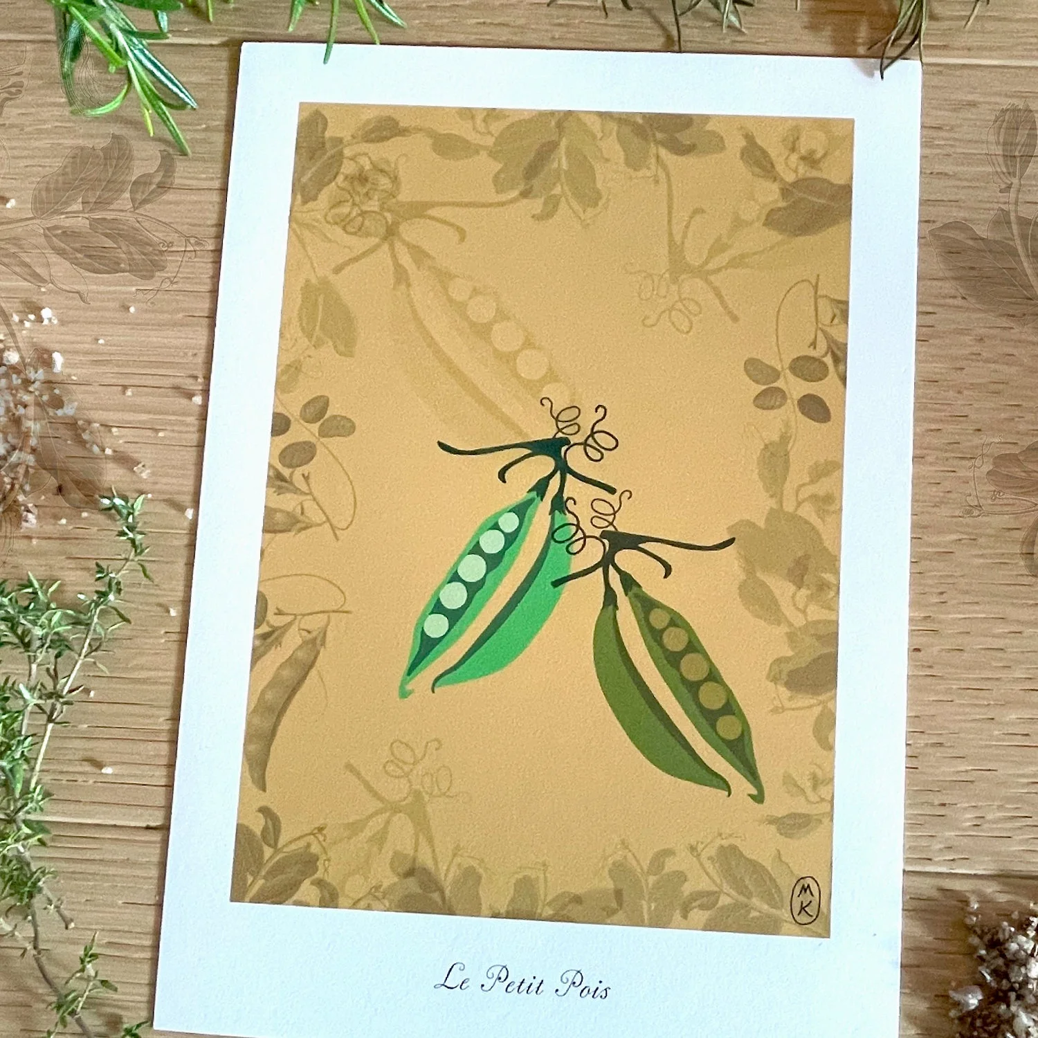 Le potager - Petit pois — vue 2