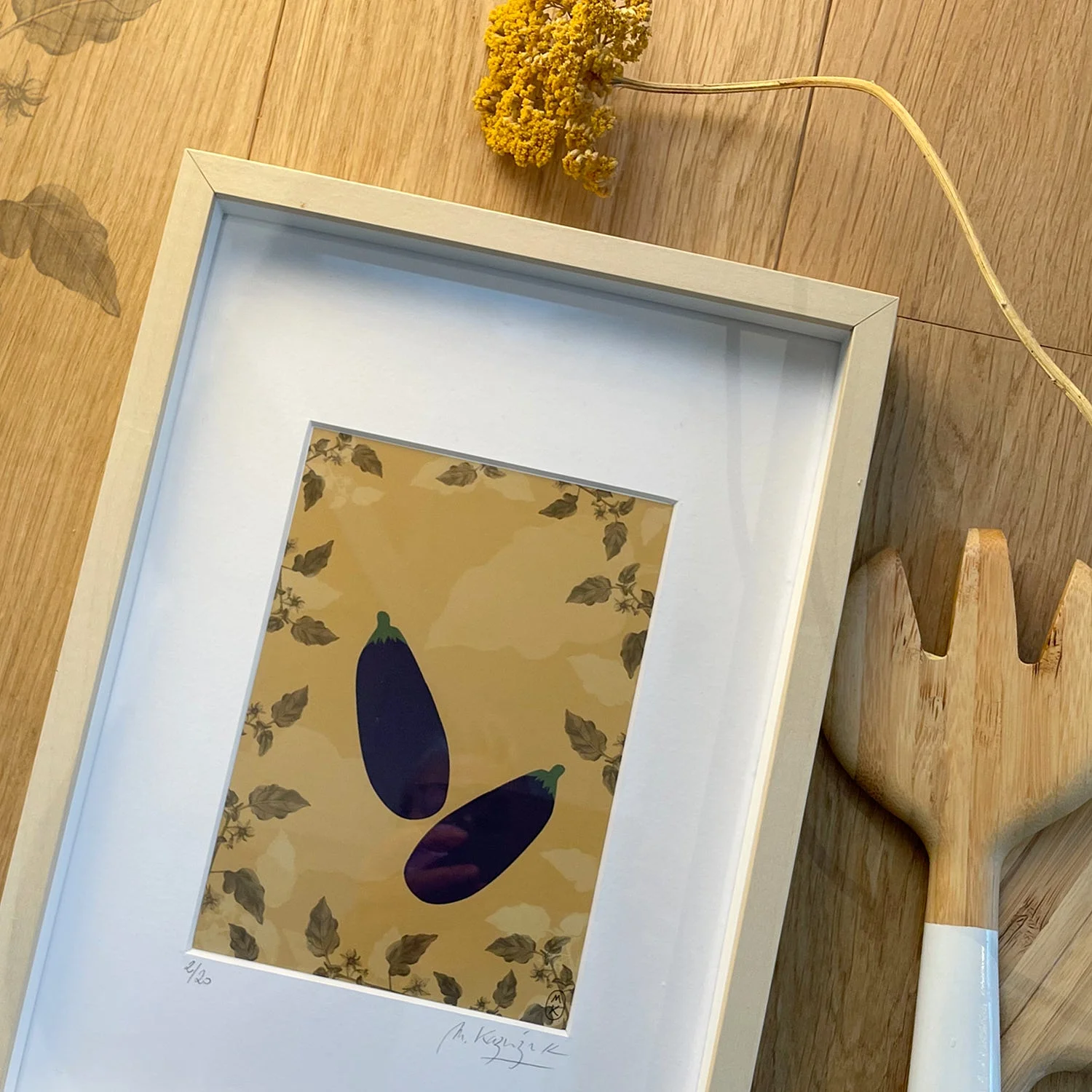 Le potager - Aubergines — vue 2