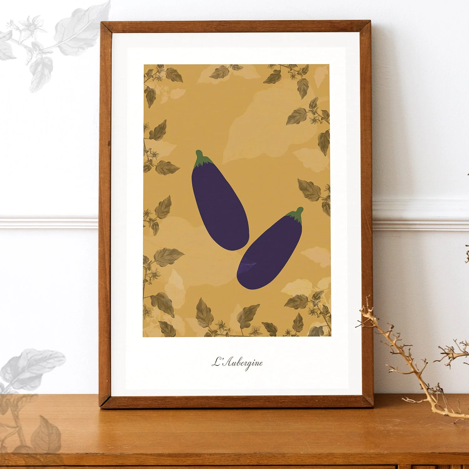 Le potager - Aubergines — vue 4