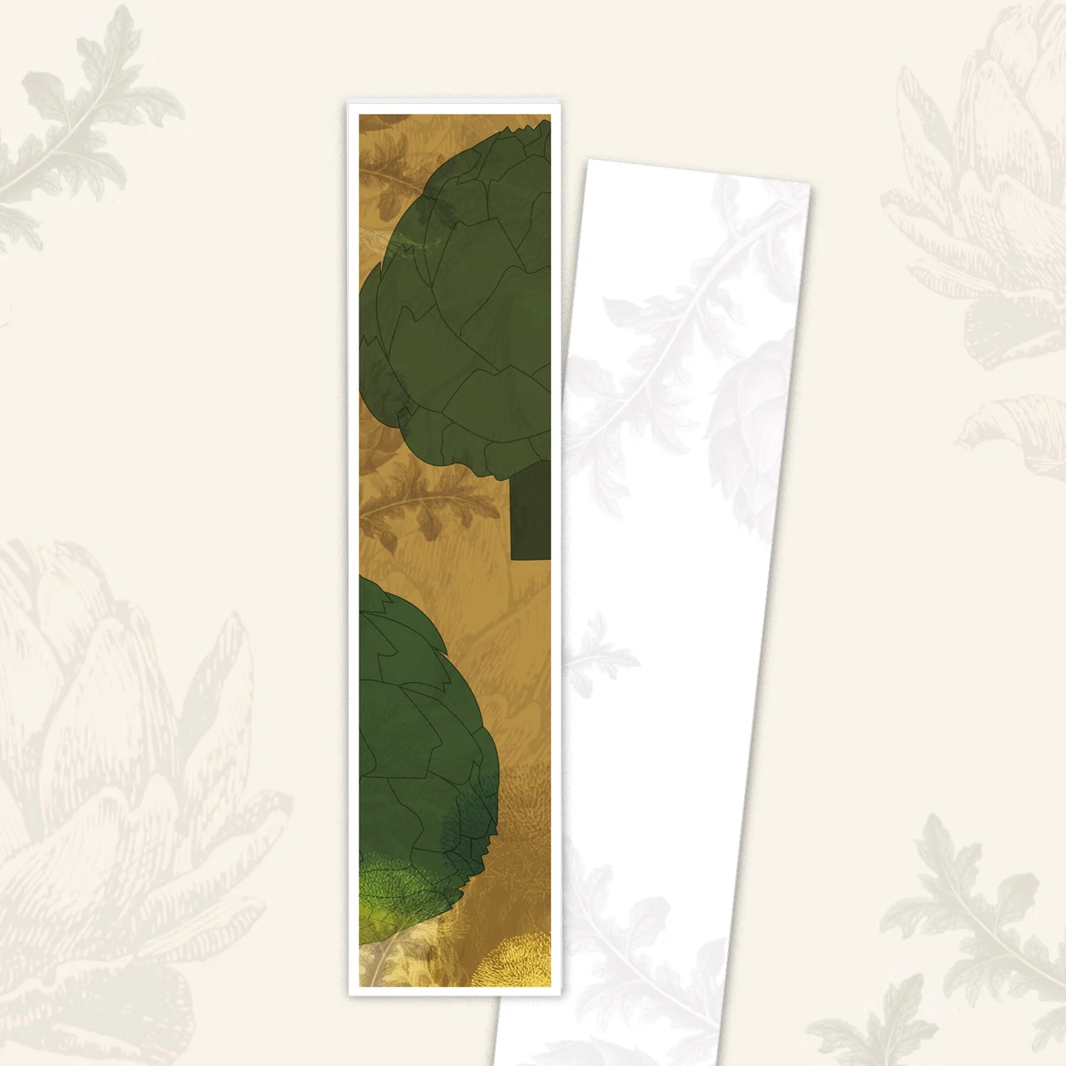 Marque-pages - Artichaut marron — vue 2
